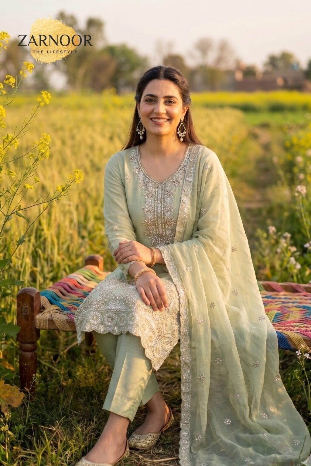zarnoor-luxury-embroidered-pale green-suit