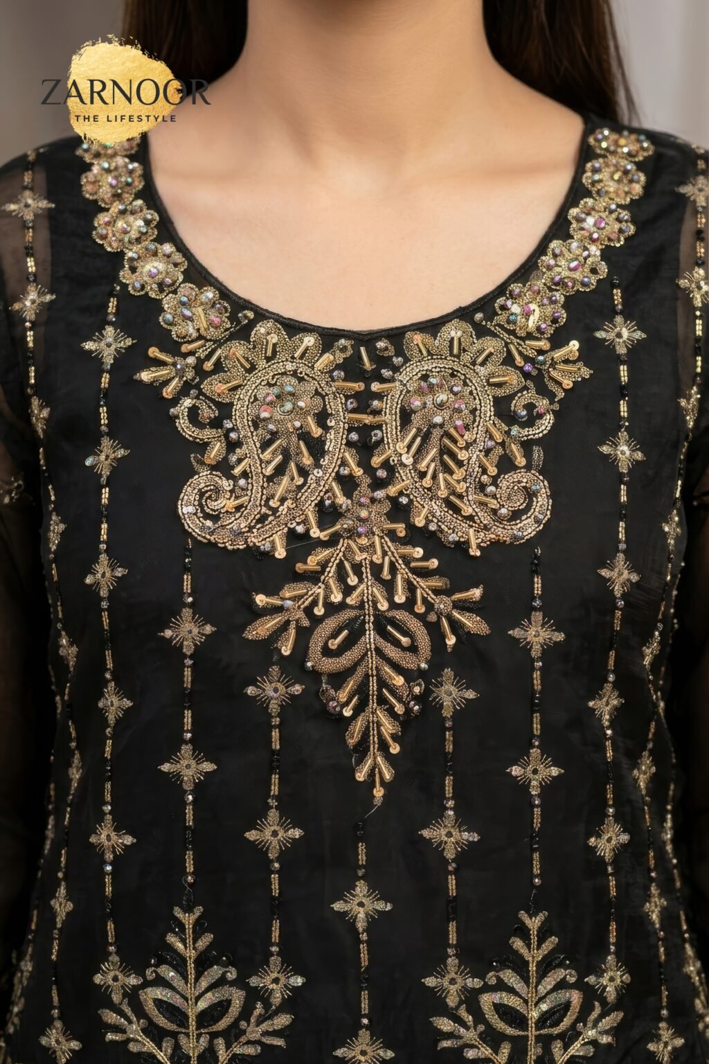 zarnoor-luxury-embroidered-mustard-suit (9)