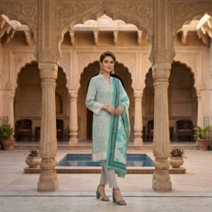 Zarnoor Premium Chicken Kari Lawn 3 Piece Unstitched Suit with Digital Print Voile Dupatta